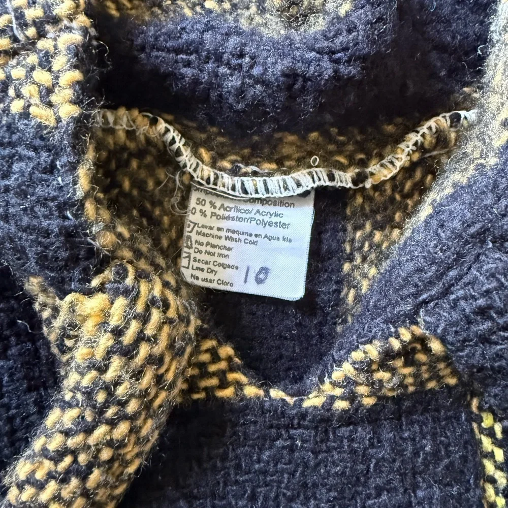 Kids knitted long sleeve Striped Hooded Sweater